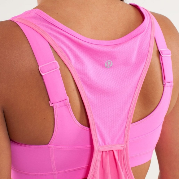 Lululemon Run: For Your Money TankPow Pink Light. Size 4. Pristine Condition. - Picture 5 of 8